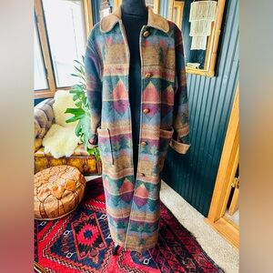 Gorgeous Vintage Wool Full Length Coat